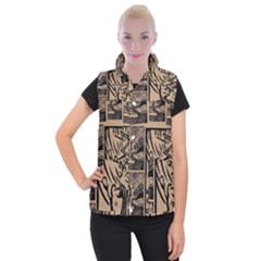 Artistic Psychedelic Women s Button Up Vest