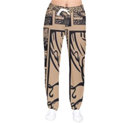 Artistic Psychedelic Women Velvet Drawstring Pants