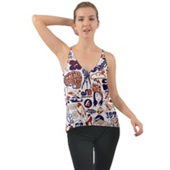Artistic Psychedelic Doodle Chiffon Cami by Modalart