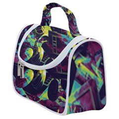 Artistic Psychedelic Abstract Satchel Handbag by Modalart