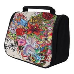 Valentine s Day Heart Artistic Psychedelic Full Print Travel Pouch (Small)
