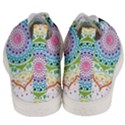 Mandala Pattern Rainbow Pride Men s Mid-Top Canvas Sneakers View4