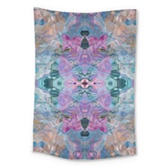 Grey Pink Blend Large Tapestry