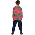 Texture Sweet Strawberry Dessert Food Summer Pattern Kids  Crewneck Sweatshirt View4