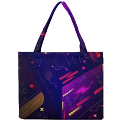 Vector Design Gamming Sytle Retro Art Pattern Mini Tote Bag