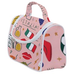 Food Pattern Italia Satchel Handbag