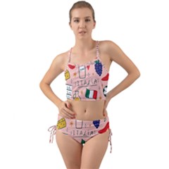 Food Pattern Italia Mini Tank Bikini Set