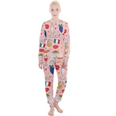 Food Pattern Italia Women s Lounge Set