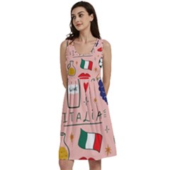 Food Pattern Italia Classic Skater Dress