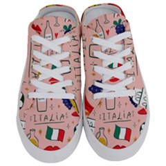 Food Pattern Italia Half Slippers