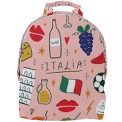 Food Pattern Italia Mini Full Print Backpack