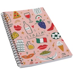 Food Pattern Italia 5 5  X 8 5  Notebook by Sarkoni