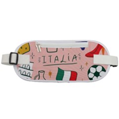 Food Pattern Italia Rounded Waist Pouch