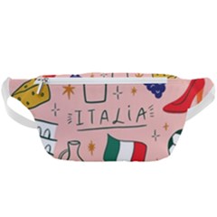 Food Pattern Italia Waist Bag 