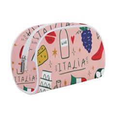 Food Pattern Italia Make Up Case (Small)