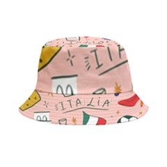 Food Pattern Italia Inside Out Bucket Hat