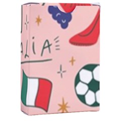 Food Pattern Italia Playing Cards Single Design (rectangle) With Custom Box by Sarkoni