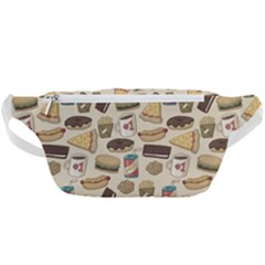 Junk Food Hipster Pattern Waist Bag 