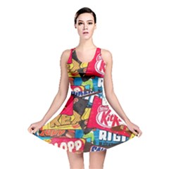 Pop Art Food Cute Patterns Reversible Skater Dress