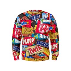 Pop Art Food Cute Patterns Kids  Sweatshirt