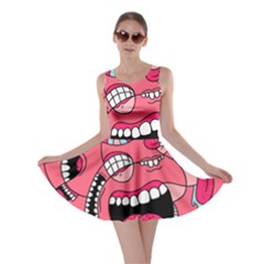 Big Mouth Worm Skater Dress by Dutashop