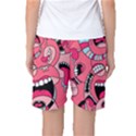 Big Mouth Worm Women s Basketball Shorts View2