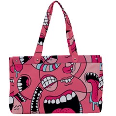 Big Mouth Worm Canvas Work Bag