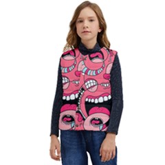 Big Mouth Worm Kid s Button Up Puffer Vest	 by Dutashop