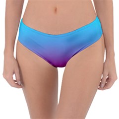 Blue Pink Purple Reversible Classic Bikini Bottoms