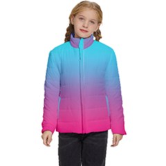 Blue Pink Purple Kids  Puffer Bubble Jacket Coat by Dutashop