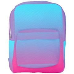 Blue Pink Purple Full Print Backpack by Dutashop