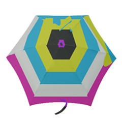 Bigender Flag Copy Mini Folding Umbrellas