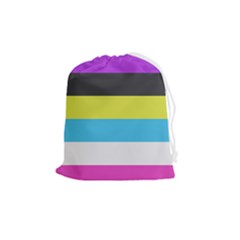 Bigender Flag Copy Drawstring Pouch (medium)