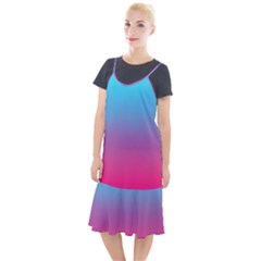 Blue Pink Purple Camis Fishtail Dress by Dutashop