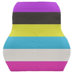 Bigender Flag Copy Car Seat Back Cushion  by Dutashop