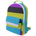 Bigender Flag Copy Flap Pocket Backpack (Small) View1