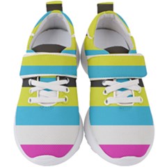 Bigender Flag Copy Kids  Velcro Strap Shoes by Dutashop