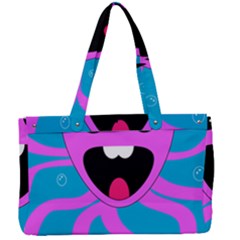 Bubble Octopus Copy Canvas Work Bag