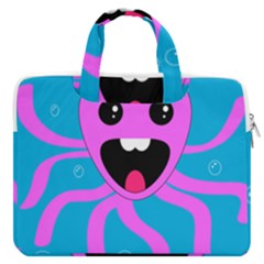 Bubble Octopus Copy Macbook Pro 16  Double Pocket Laptop Bag  by Dutashop