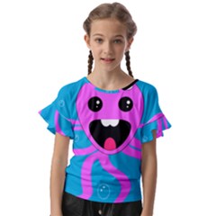 Bubble Octopus Copy Kids  Cut Out Flutter Sleeves