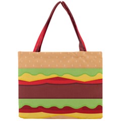 Cake Cute Burger Mini Tote Bag by Dutashop