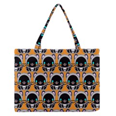 Cute Panda Zipper Medium Tote Bag