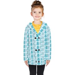 Sea Turtle Sea Animal Kids  Double Breasted Button Coat