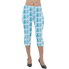 Sea Turtle Sea Animal Lightweight Velour Capri Leggings 