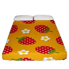 Strawberry Fitted Sheet (king Size)