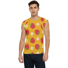 Strawberry Men s Raglan Cap Sleeve T-Shirt