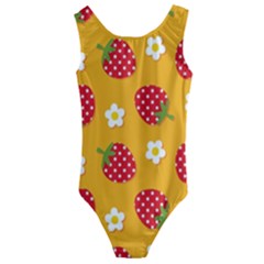 Strawberry Kids  Cut-out Back One Piece Swimsuit by Dutashop