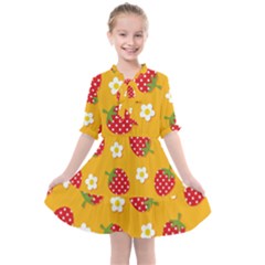 Strawberry Kids  All Frills Chiffon Dress by Dutashop