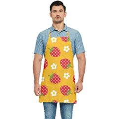 Strawberry Kitchen Apron by Dutashop