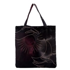 Universal Balance Moon Abstract Star Sun Universe Grocery Tote Bag by Modalart